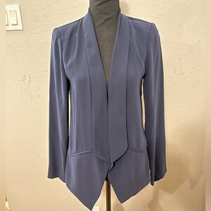 Lulus Women's Miss Punctuality Lightweight Navy Blue Blazer Small